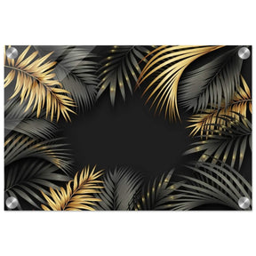 Da Vinci Wall art Print | Eclectic Expressions | Black and Gold Leaf - Acrylic Print - 30x45 cm / 12x18″ - 