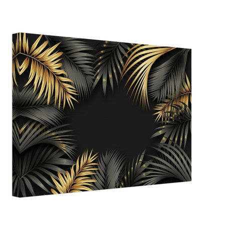 Da Vinci Wall art Print | Eclectic Expressions | Black and Gold Leaf - Canvas - 30x45 cm / 12x18″ - 