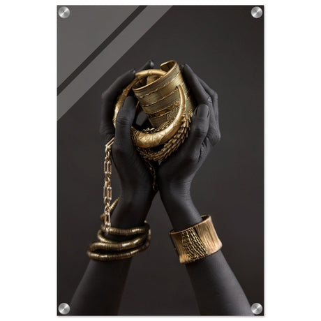 Da Vinci Wall art Print | Eclectic Expressions | Black Hands - Acrylic Print - 40x60 cm / 16x24″ - 