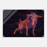 Da Vinci Wall art Print | Eclectic Expressions | Bull | Taurus Astrological Sign - Acrylic Print - 50x75 cm / 20x30″ - 
