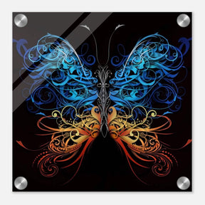 Da Vinci Wall art Print | Eclectic Expressions | Butterfly - Acrylic Print - 30x30 cm / 12x12″ - 