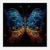 Da Vinci Wall art Print | Eclectic Expressions | Butterfly - Wood Prints - 40x40 cm / 16x16″ - 10 mm