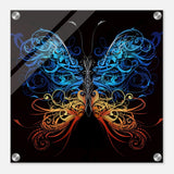 Da Vinci Wall art Print | Eclectic Expressions | Butterfly - Acrylic Print - 40x40 cm / 16x16″ - 