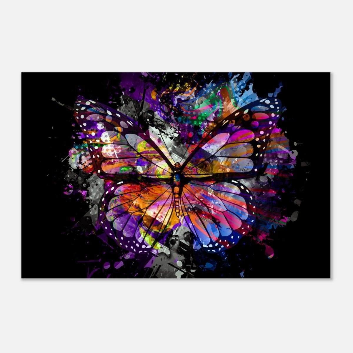 Da Vinci Wall art Print | Eclectic Expressions | Butterfly - Aluminum Print - 30x45 cm / 12x18″ - 