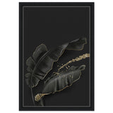 Da Vinci Wall art Print | Eclectic Expressions | Contemporary | Black and Gold - Framed Canvas - 40x60 cm / 16x24″ - Black frame