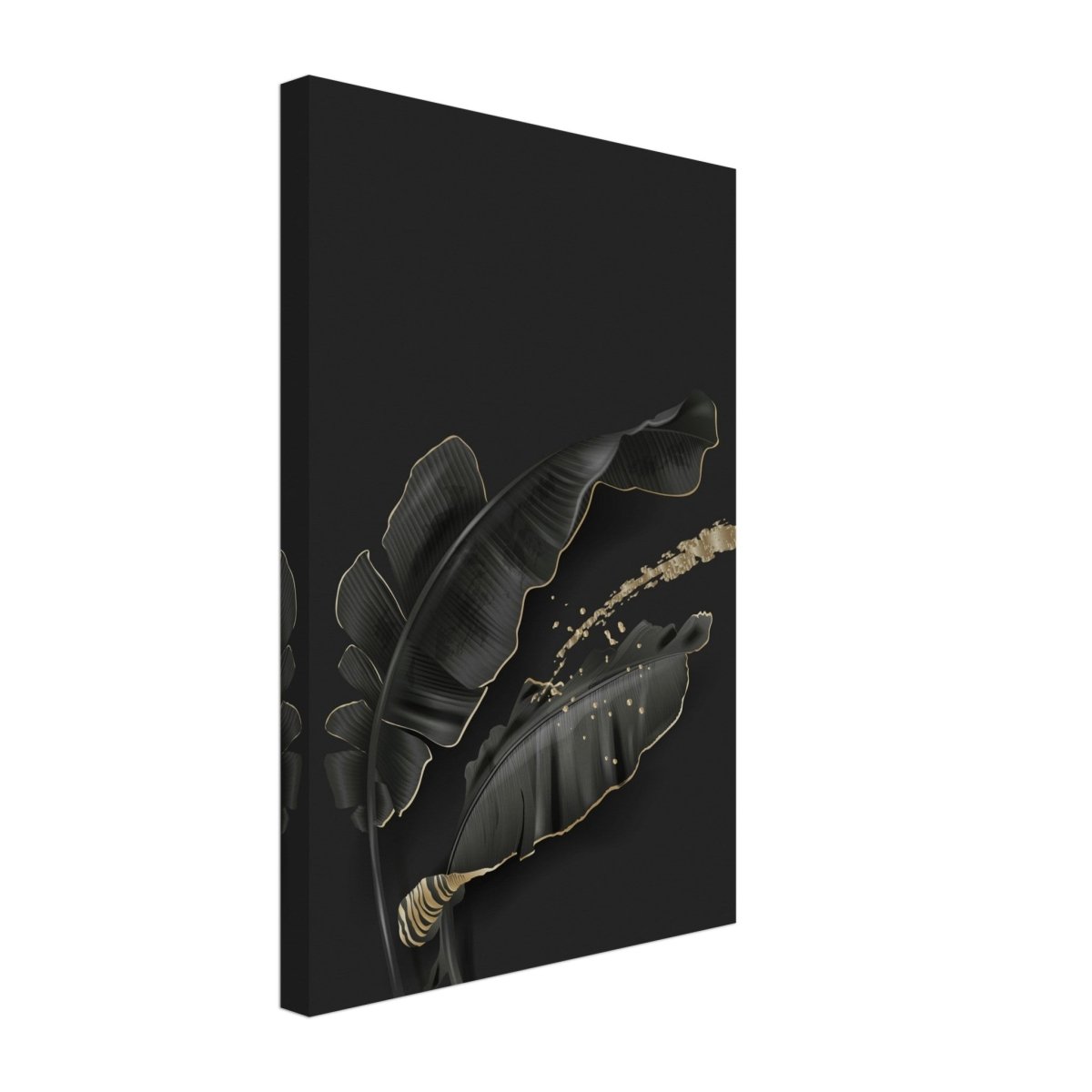Da Vinci Wall art Print | Eclectic Expressions | Contemporary | Black and Gold - Canvas - 30x45 cm / 12x18″ - 