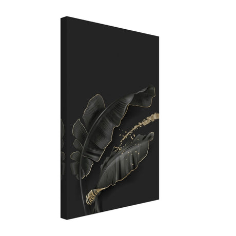 Da Vinci Wall art Print | Eclectic Expressions | Contemporary | Black and Gold - Canvas - 30x45 cm / 12x18″ - 