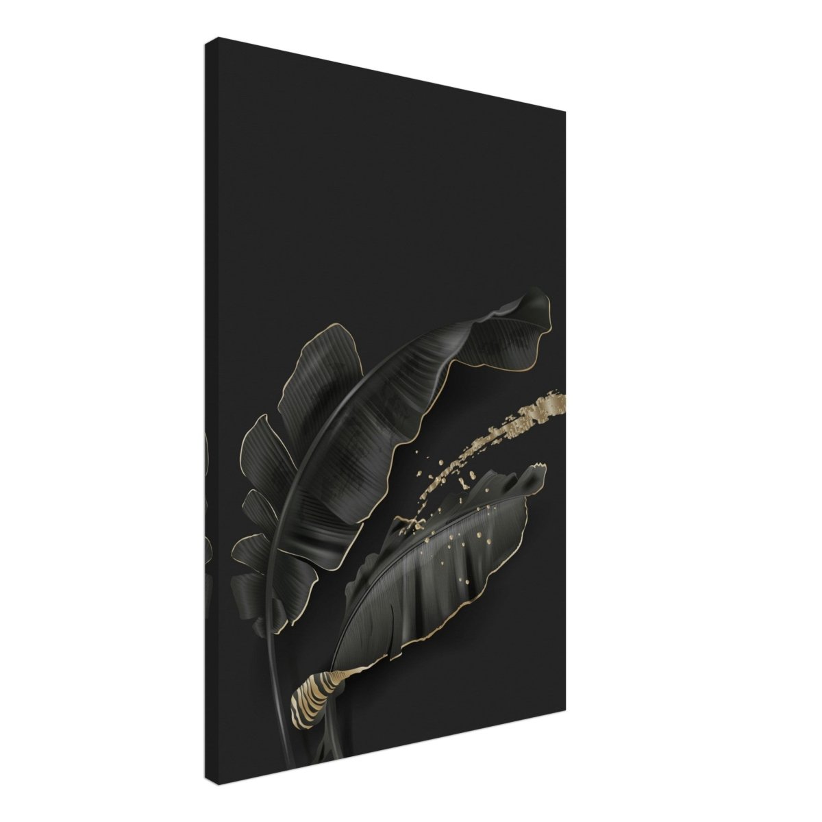 Da Vinci Wall art Print | Eclectic Expressions | Contemporary | Black and Gold - Canvas - 50x75 cm / 20x30″ - 