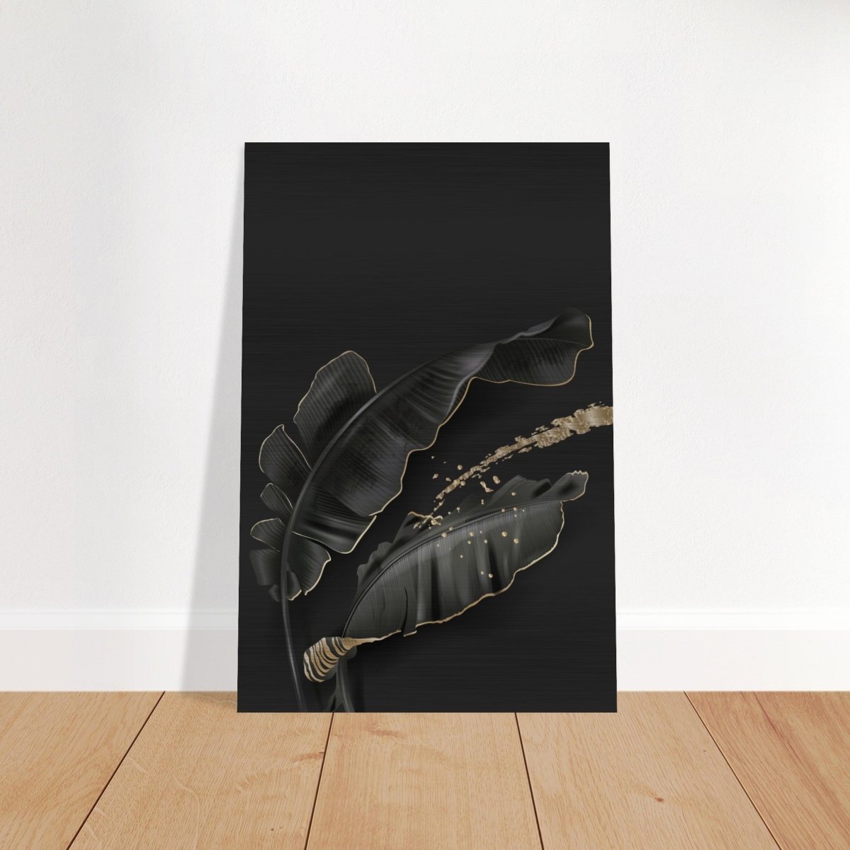 Da Vinci Wall art Print | Eclectic Expressions | Contemporary | Black and Gold - Brushed Aluminum Print - 40x60 cm / 16x24″ - 
