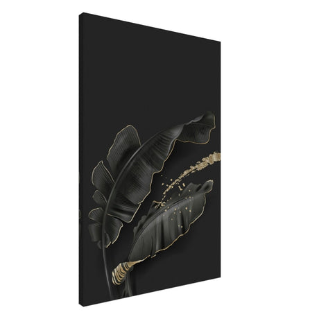 Da Vinci Wall art Print | Eclectic Expressions | Contemporary | Black and Gold - Canvas - 60x90 cm / 24x36″ - 