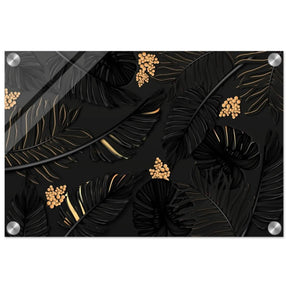 Da Vinci Wall art Print | Eclectic Expressions | Contemporary | Gold and Black - Acrylic Print - 30x45 cm / 12x18″ - 