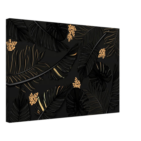 Da Vinci Wall art Print | Eclectic Expressions | Contemporary | Gold and Black - Canvas - 40x60 cm / 16x24″ - 