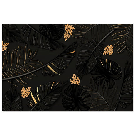Da Vinci Wall art Print | Eclectic Expressions | Contemporary | Gold and Black - Wood Prints - 60x90 cm / 24x36″ - 