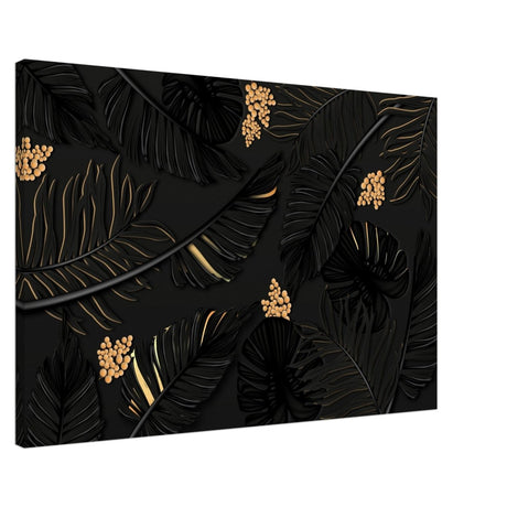 Da Vinci Wall art Print | Eclectic Expressions | Contemporary | Gold and Black - Canvas - 60x90 cm / 24x36″ - 