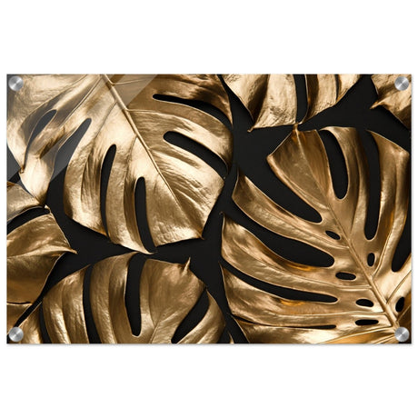Da Vinci Wall art Print | Eclectic Expressions| Golden Leaf - Acrylic Print - 40x60 cm / 16x24″ - 