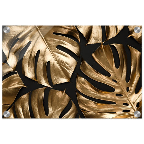 Da Vinci Wall art Print | Eclectic Expressions| Golden Leaf - Acrylic Print - 30x45 cm / 12x18″ - 