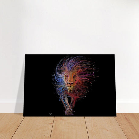 Da Vinci Wall art Print | Eclectic Expressions | Lion - Brushed Aluminum Print - 30x45 cm / 12x18″ - 