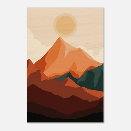 Da Vinci Wall art Print | Eclectic Expressions | Modern Minimalist wall art print | Bohemian - Wood Prints - 50x75 cm / 20x30″ - 20 mm