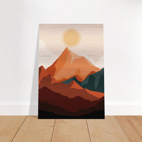 Da Vinci Wall art Print | Eclectic Expressions | Modern Minimalist wall art print | Bohemian - Brushed Aluminum Print - 70x100 cm / 28x40″ - 