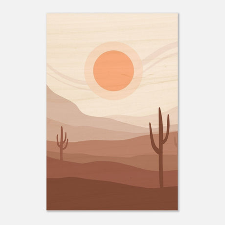 Da Vinci Wall art Print | Eclectic Expressions | Modern Minimalist wall art print | Bohemian - Wood Prints - 30x45 cm / 12x18″ - 10 mm