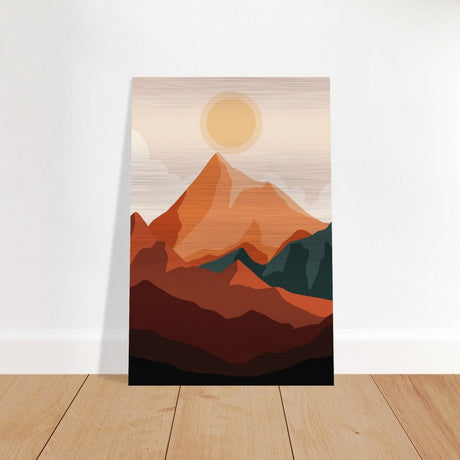 Da Vinci Wall art Print | Eclectic Expressions | Modern Minimalist wall art print | Bohemian - Brushed Aluminum Print - 40x60 cm / 16x24″ - 
