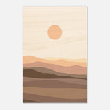 Da Vinci Wall art Print | Eclectic Expressions | Modern Minimalist wall art print | Bohemian - Wood Prints - 40x60 cm / 16x24″ - 20 mm
