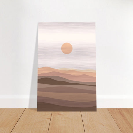 Da Vinci Wall art Print | Eclectic Expressions | Modern Minimalist wall art print | Bohemian - Brushed Aluminum Print - 50x75 cm / 20x30″ - 