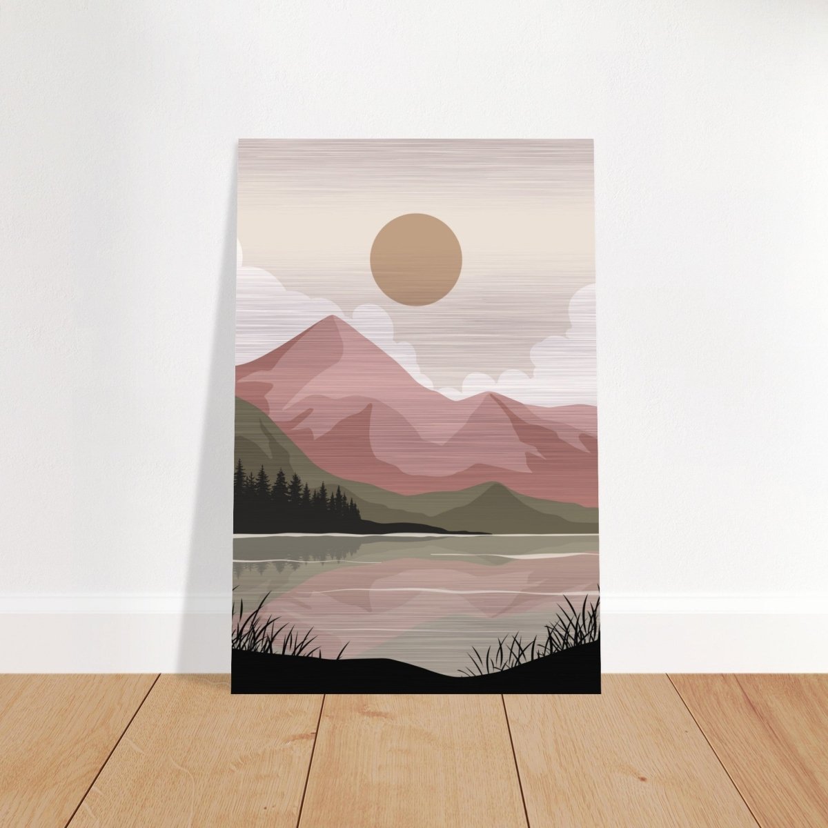 Da Vinci Wall art Print | Eclectic Expressions | Modern Minimalist wall art print | Bohemian - Brushed Aluminum Print - 40x60 cm / 16x24″ - 