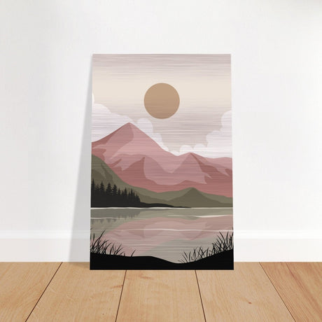 Da Vinci Wall art Print | Eclectic Expressions | Modern Minimalist wall art print | Bohemian - Brushed Aluminum Print - 40x60 cm / 16x24″ - 