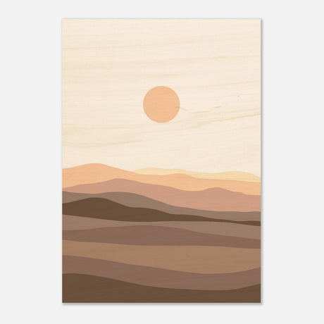 Da Vinci Wall art Print | Eclectic Expressions | Modern Minimalist wall art print | Bohemian - Wood Prints - 70x100 cm / 28x40″ - 10 mm