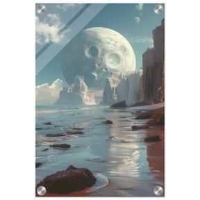 Da Vinci Wall art Print | Eclectic Expressions | Nature | Moon - Acrylic Print - 30x45 cm / 12x18″ - 