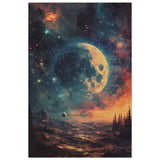 Da Vinci Wall art Print | Eclectic Expressions | Nature | Moon - Wood Prints - 40x60 cm / 16x24″ - 
