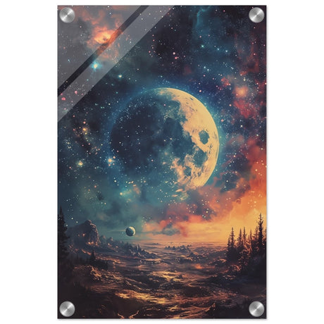 Da Vinci Wall art Print | Eclectic Expressions | Nature | Moon - Acrylic Print - 30x45 cm / 12x18″ - 