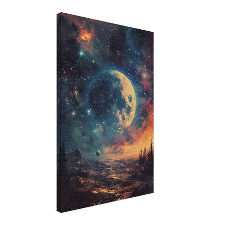 Da Vinci Wall art Print | Eclectic Expressions | Nature | Moon - Canvas - 40x60 cm / 16x24″ - 