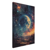 Da Vinci Wall art Print | Eclectic Expressions | Nature | Moon - Canvas - 60x90 cm / 24x36″ - 