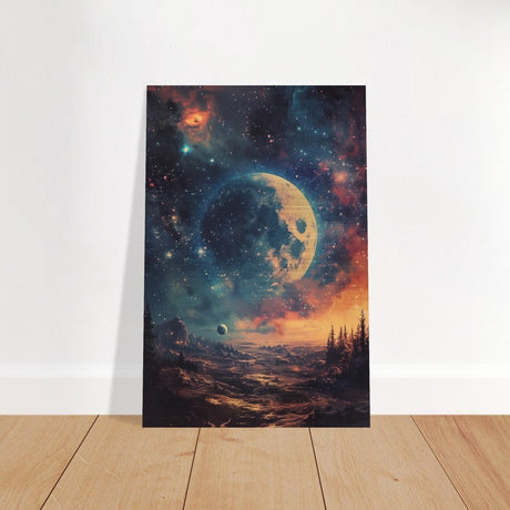 Da Vinci Wall art Print | Eclectic Expressions | Nature | Moon - Brushed Aluminum Print - 50x75 cm / 20x30″ - 