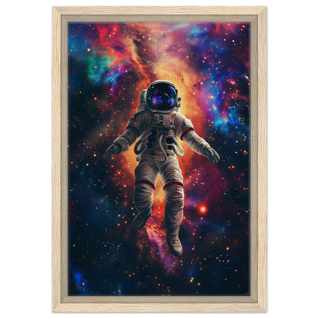 Da Vinci Wall art Print | Eclectic Expressions | Space - Framed Canvas - 30x45 cm / 12x18″ - Wood frame