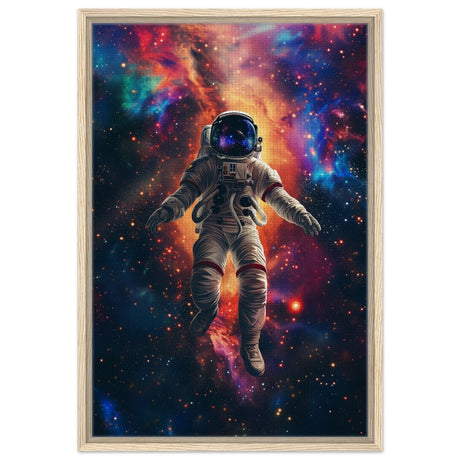 Da Vinci Wall art Print | Eclectic Expressions | Space - Framed Canvas - 50x75 cm / 20x30″ - Wood frame