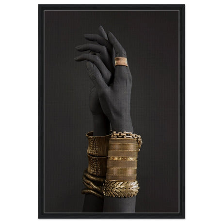 Da Vinci Wall art Print | Eclectic Expressions - Framed Canvas - 60x90 cm / 24x36″ - Black frame
