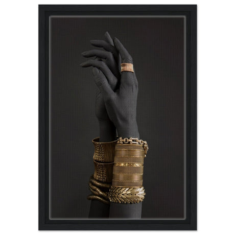 Da Vinci Wall art Print | Eclectic Expressions - Framed Canvas - 30x45 cm / 12x18″ - Black frame