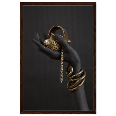 Da Vinci Wall art Print | Eclectic Expressions - Framed Canvas - 60x90 cm / 24x36″ - Dark wood frame