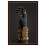 Da Vinci Wall art Print | Eclectic Expressions - Framed Canvas - 50x75 cm / 20x30″ - Dark wood frame