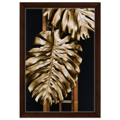Da Vinci Wall art Print | Eclectic Expressions - Framed Canvas - 30x45 cm / 12x18″ - Dark wood frame
