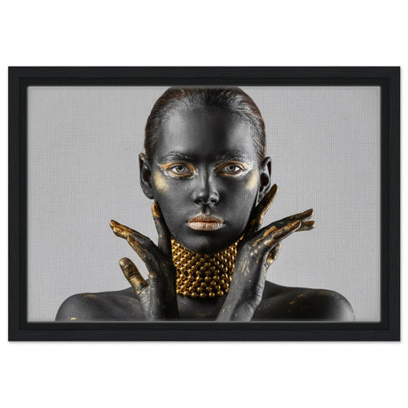 Da Vinci Wall art Print | Eclectic Expressions - Framed Canvas - 30x45 cm / 12x18″ - Black frame