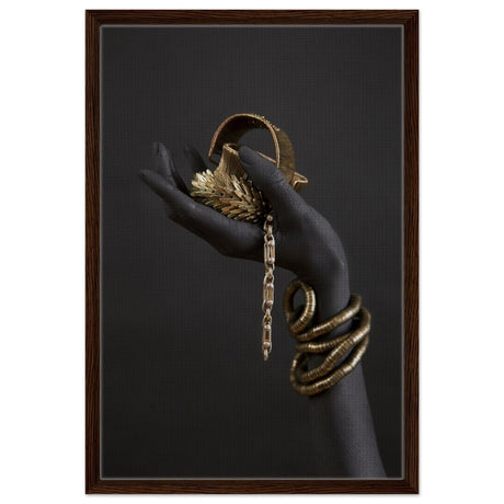 Da Vinci Wall art Print | Eclectic Expressions - Framed Canvas - 50x75 cm / 20x30″ - Dark wood frame