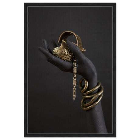 Da Vinci Wall art Print | Eclectic Expressions - Framed Canvas - 60x90 cm / 24x36″ - Black frame