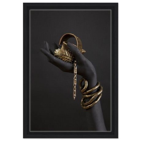 Da Vinci Wall art Print | Eclectic Expressions - Framed Canvas - 30x45 cm / 12x18″ - Black frame