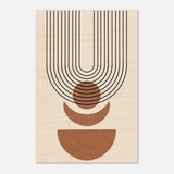 Da Vinci Wall art Print | Geometric Modern Minimalist wall art print | Bohemian - Wood Prints - 60x90 cm / 24x36″ - 10 mm