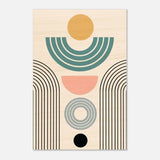 Da Vinci Wall art Print | Geometric Modern Minimalist wall art print | Bohemian - Wood Prints - 60x90 cm / 24x36″ - 20 mm