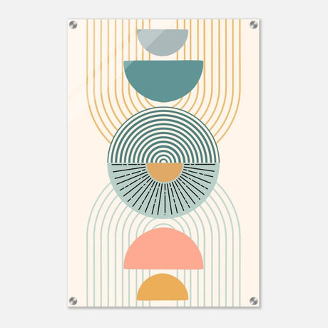 Da Vinci Wall art Print | Geometric Modern Minimalist wall art print | Bohemian - Acrylic Print - 50x75 cm / 20x30″ - 